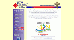 Desktop Screenshot of mnviadecristo.org