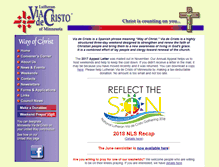 Tablet Screenshot of mnviadecristo.org